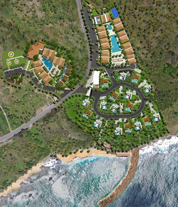Masterplan of Puerto La Palma in Samana Dominican Republic.